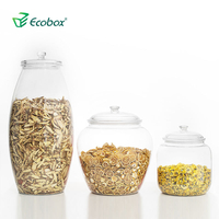 EcoBox FB400-5 23.5L Frasco de Alimento herméticas em forma de arco podem congelar os recipientes de alimentos frascos de armazenamento de doces jar