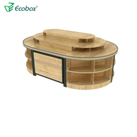 GMG-004 EcoBox Supermercado Bulk de alimentos da prateleira de madeira Exposição de madeira Estável