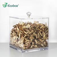 EcoBox vs250-250 herbs herméticos podem nozes jar frasco doces recipientes de alimentos quadrados caixa de armazenamento